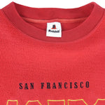 NFL (Riddle) - San Francisco 49ers Crew Neck Sweatshirt 1990s Large Vintage Retro Football
