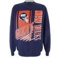 NFL (Logo 7) - New York Giants Crew Neck Sweatshirt 1990s Large Vintage Retro Football