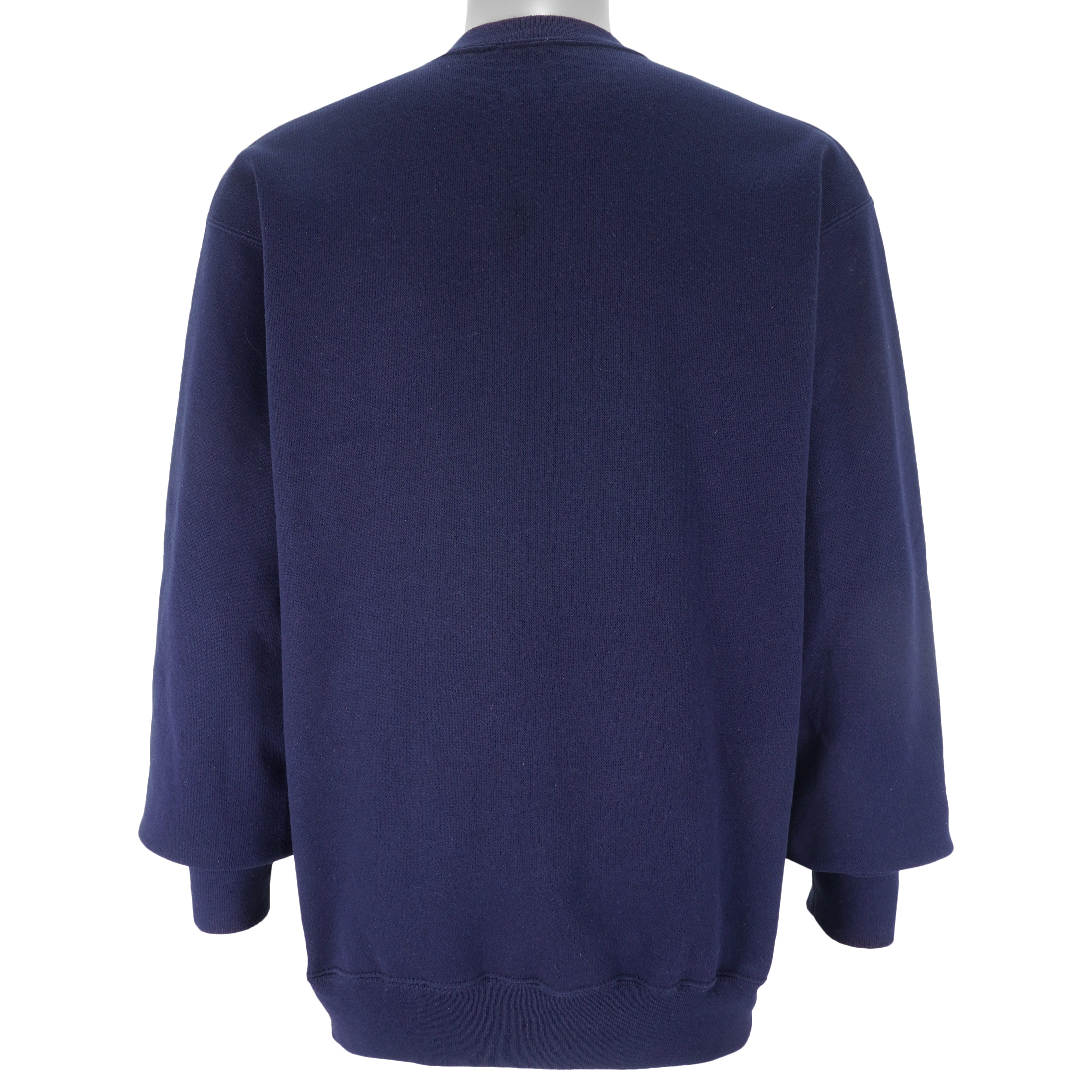 NFL (Logo 7) - New York Giants Crew Neck Sweatshirt 1990s Large Vintage Retro Football