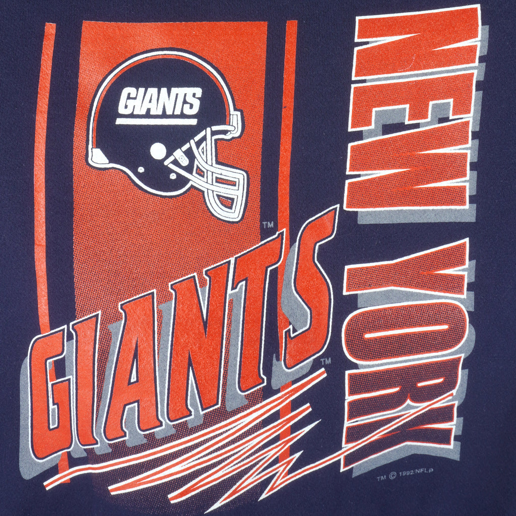 NFL (Logo 7) - New York Giants Crew Neck Sweatshirt 1990s Large Vintage Retro Football