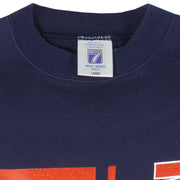 NFL (Logo 7) - New York Giants Crew Neck Sweatshirt 1990s Large Vintage Retro Football