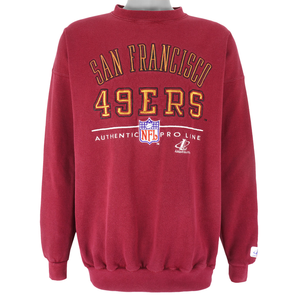NFL - San Francisco 49ers Crew Neck Sweatshirt 1990s X-Large Vintage Retro Football