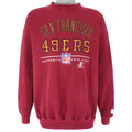 NFL - San Francisco 49ers Crew Neck Sweatshirt 1990s X-Large Vintage Retro Football