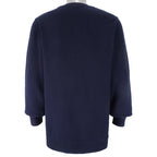 Stussy - Blue Big Logo Crew Neck Sweatshirt 1990s X-Large Vintage Retro