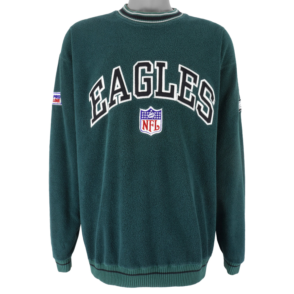 Starter (Pro Line) - Philadelphia Eagles Crew Neck Sweatshirt 1990s Large Vintage Retro Football