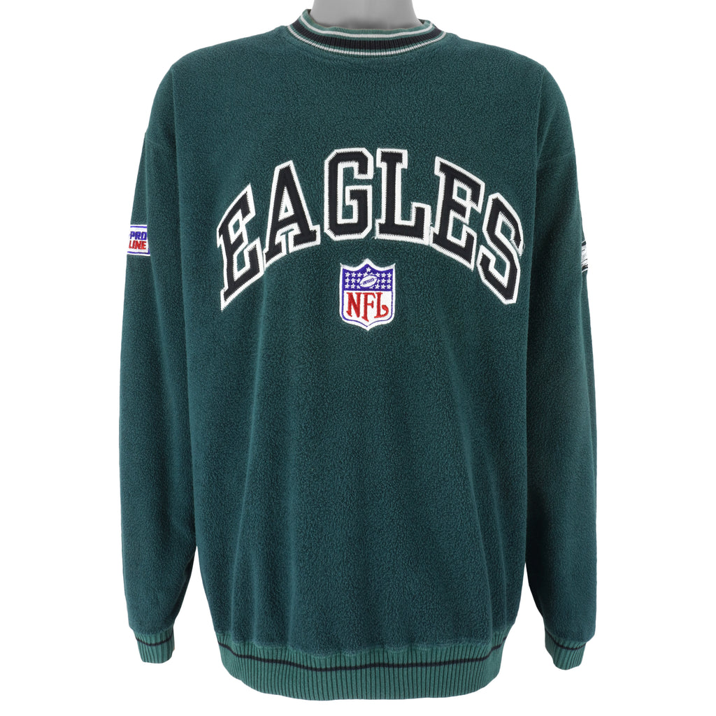 Starter (Pro Line) - Philadelphia Eagles Crew Neck Sweatshirt 1990s Large Vintage Retro Football
