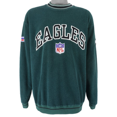 Starter (Pro Line) - Philadelphia Eagles Crew Neck Sweatshirt 1990s Large