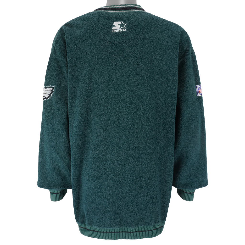 Starter (Pro Line) - Philadelphia Eagles Crew Neck Sweatshirt 1990s Large Vintage Retro Football