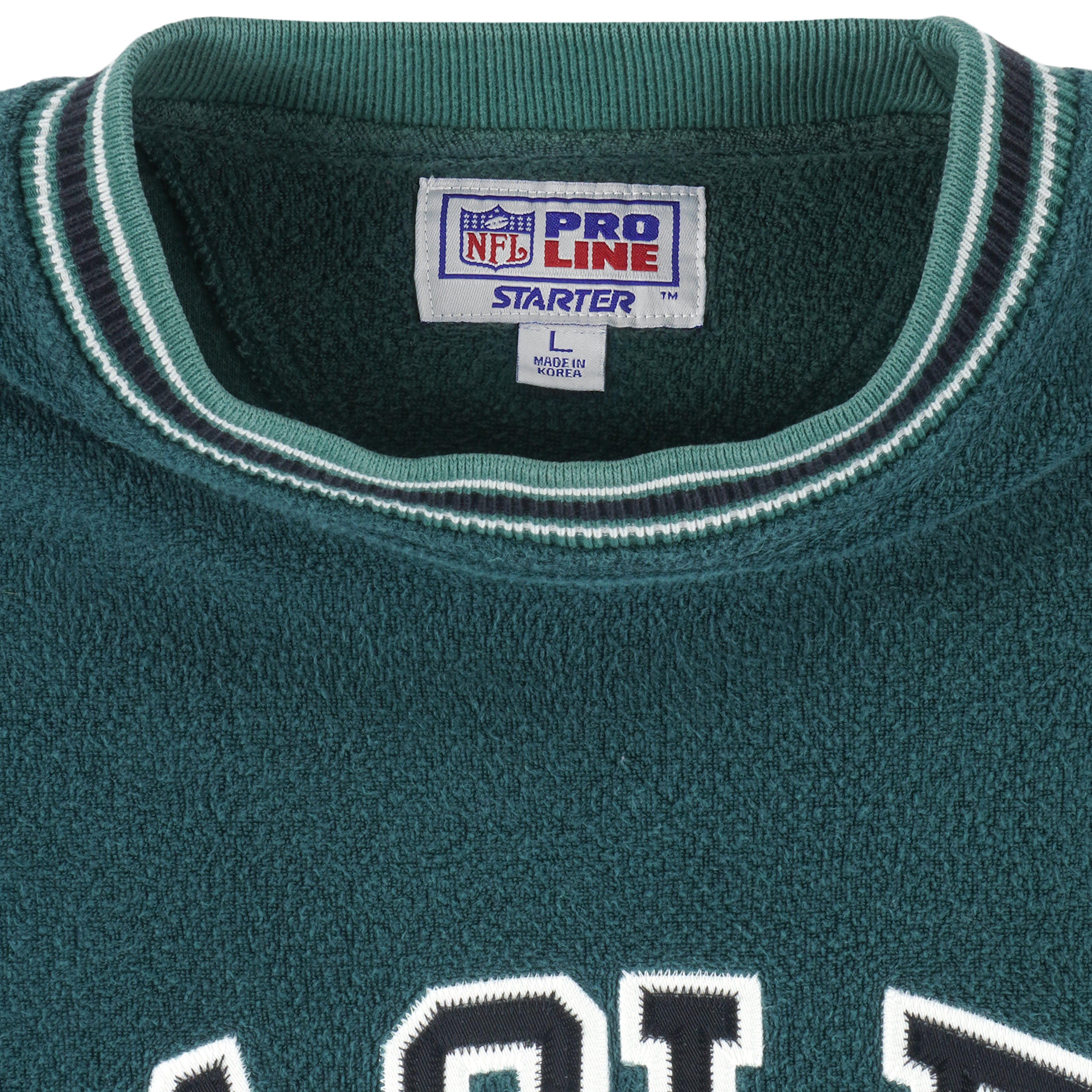 Starter (Pro Line) - Philadelphia Eagles Crew Neck Sweatshirt 1990s Large Vintage Retro Football