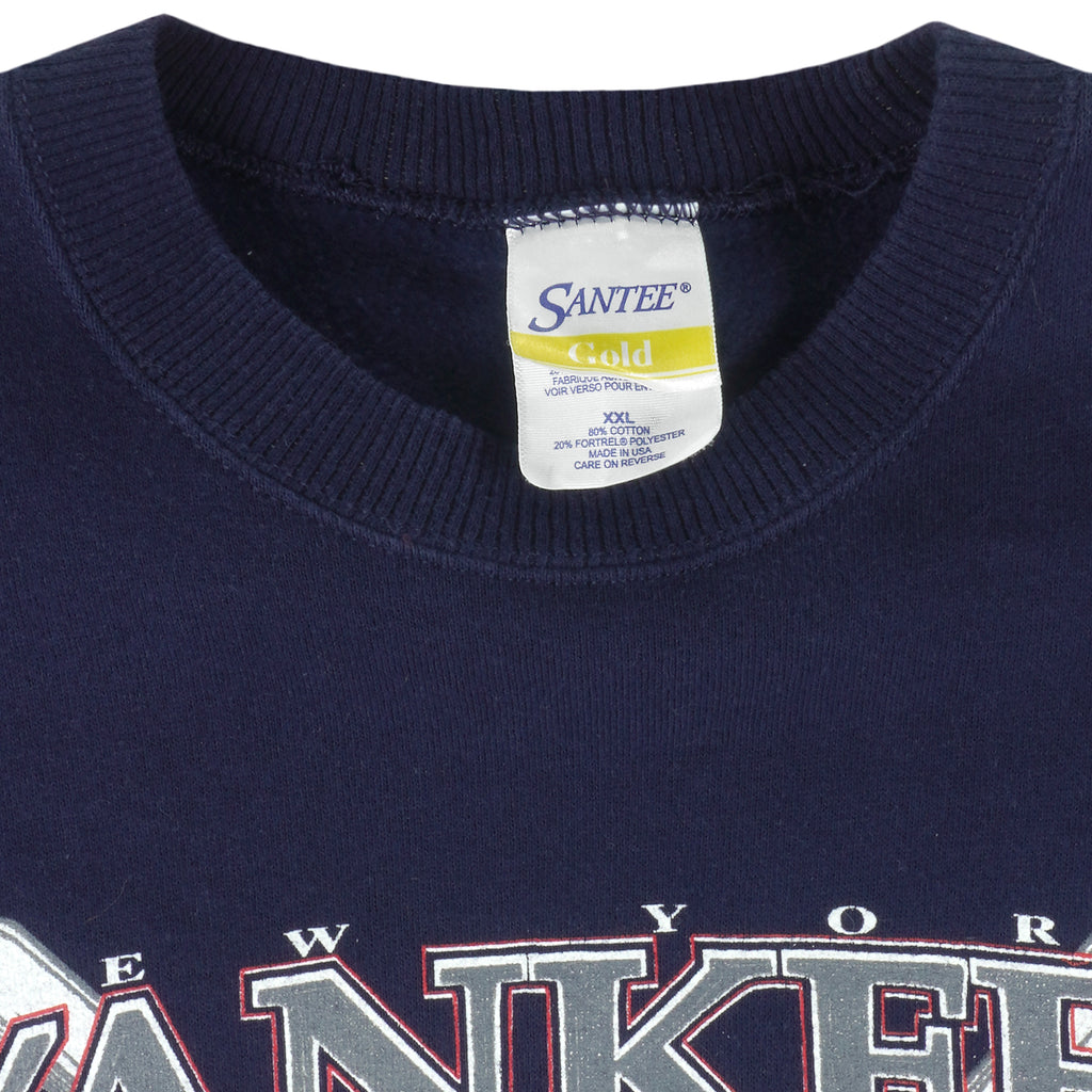 MLB (Santee) - New York Yankees Eeam Of Millennium Sweatshirt 1999 XX-Large Vintage Retro Baseball