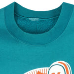 NFL - Miami Dolphins Big Logo Crew Neck Sweatshirt 1995 X-Large Vintage Retro Football