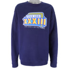 NFL (Pro Player) - Super Bowl XXXIII Crew Neck Sweatshirt 1999 X-Large Vintage Retro Football