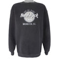 Vintage - Hard Rock Washington DC Embroidered Sweatshirt 1990s Large Vintage Retro