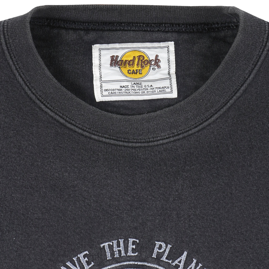 Vintage - Hard Rock Washington DC Embroidered Sweatshirt 1990s Large Vintage Retro