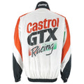 Vintage - Castrol GTX Zip-Up Racing Windbreaker 1990s X-Large Vintage Retro