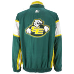 Starter - Edmonton Eskimos Football Club Windbreaker 1990s X-Large Vintage Retro Football