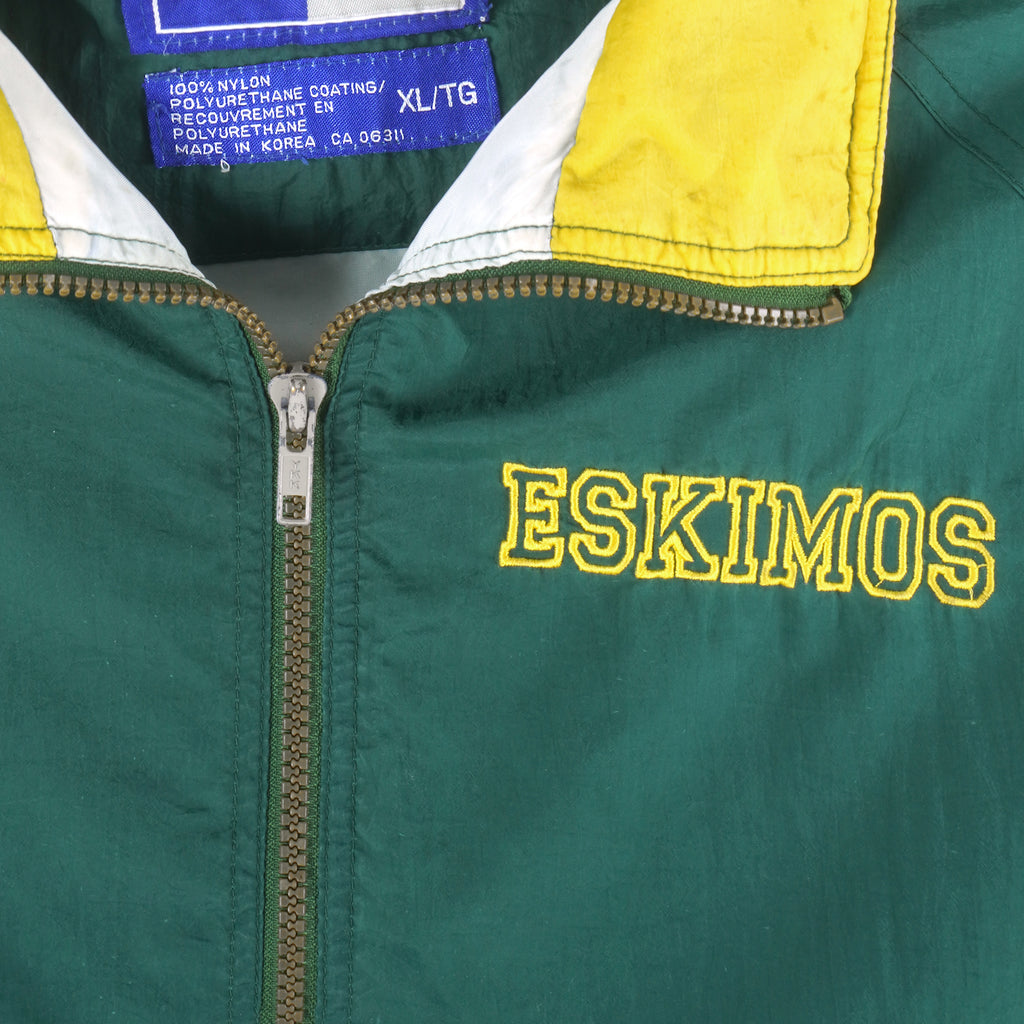 Starter - Edmonton Eskimos Football Club Windbreaker 1990s X-Large Vintage Retro Football