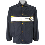 NFL - Pittsburgh Steelers Button-Up Windbreaker 1990s Medium