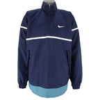 Nike - 1/4 Zip Embroidered Windbreaker 1990s Large Vintage Retro