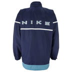 Nike - 1/4 Zip Embroidered Windbreaker 1990s Large Vintage Retro