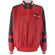 NBA (Pro Player) - Chicago Bulls Pullover Reversible Windbreaker 1990s Large Vintage Retro Basketball