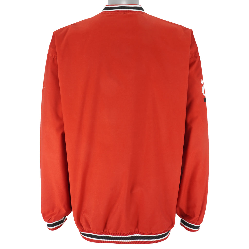 Reebok - MLB Cincinnati Reds Embroidered Pullover Jacket 1990s X-Large Vintage Retro Baseball