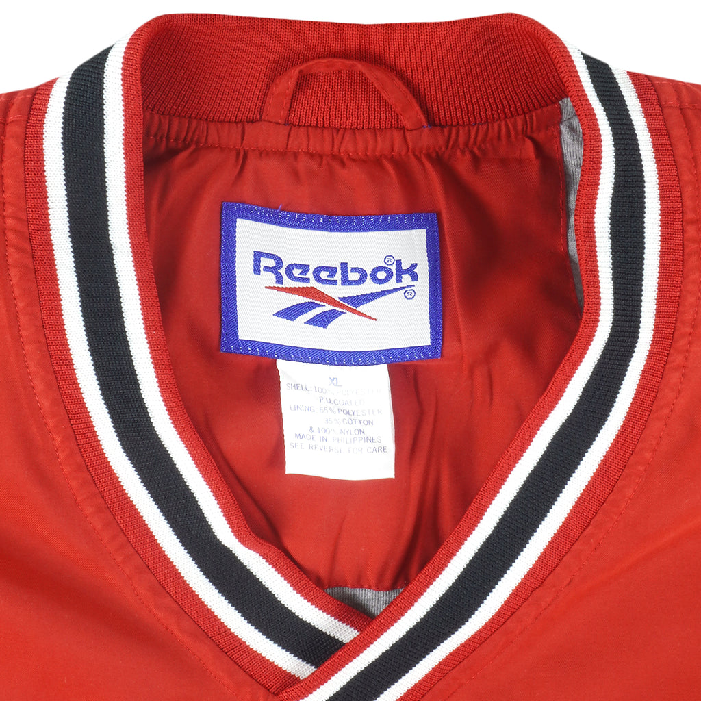 Reebok - MLB Cincinnati Reds Embroidered Pullover Jacket 1990s X-Large Vintage Retro Baseball