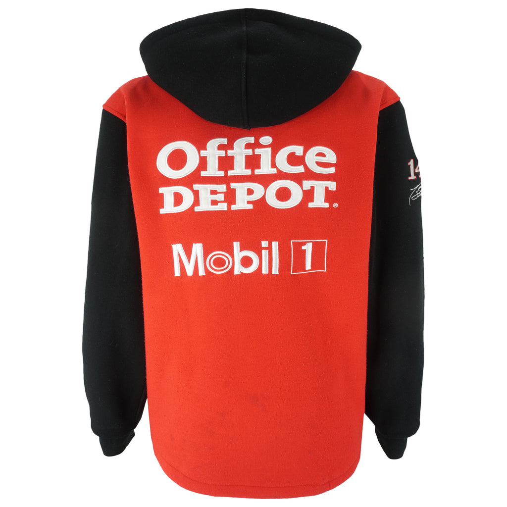 NASCAR (Chase) - Office Depot Mobil 1 Racing Jacket 1990s Medium Vintage Retro