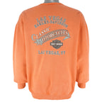 Harley Davidson - Motorcycles Trademark Crew Neck Sweatshirt 1990s Large Vintage Retro