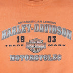 Harley Davidson - Motorcycles Trademark Crew Neck Sweatshirt 1990s Large Vintage Retro