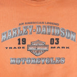 Harley Davidson - Motorcycles Trademark Crew Neck Sweatshirt 1990s Large Vintage Retro