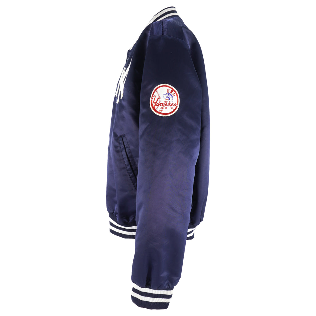 MLB - New York Yankees Satin Jacket 1990s X-Large Vintage Retro Baseball