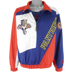 NHL (Pro Player) - Florida Panthers Embroidered Windbreaker 1990s Large Vintage Retro Hockey
