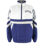 Starter - Georgetown Hoyas 1/4 Zip Windbreaker 1990s Large Vintage Retro College