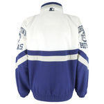 Starter - Georgetown Hoyas 1/4 Zip Windbreaker 1990s Large Vintage Retro College