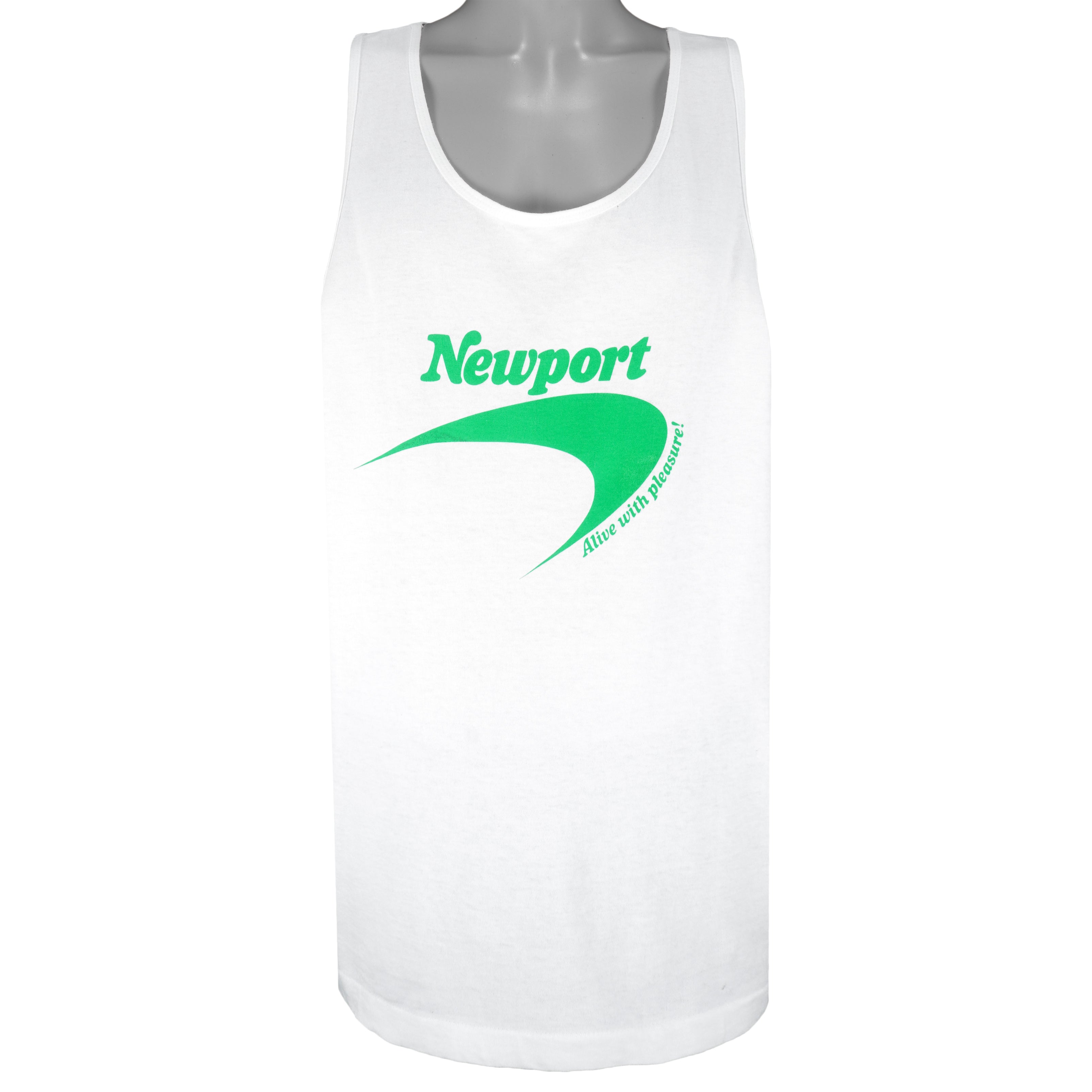 Vintage - Newport Cigarette Sleeve Shirt 1990s X-Large Vintage Retro