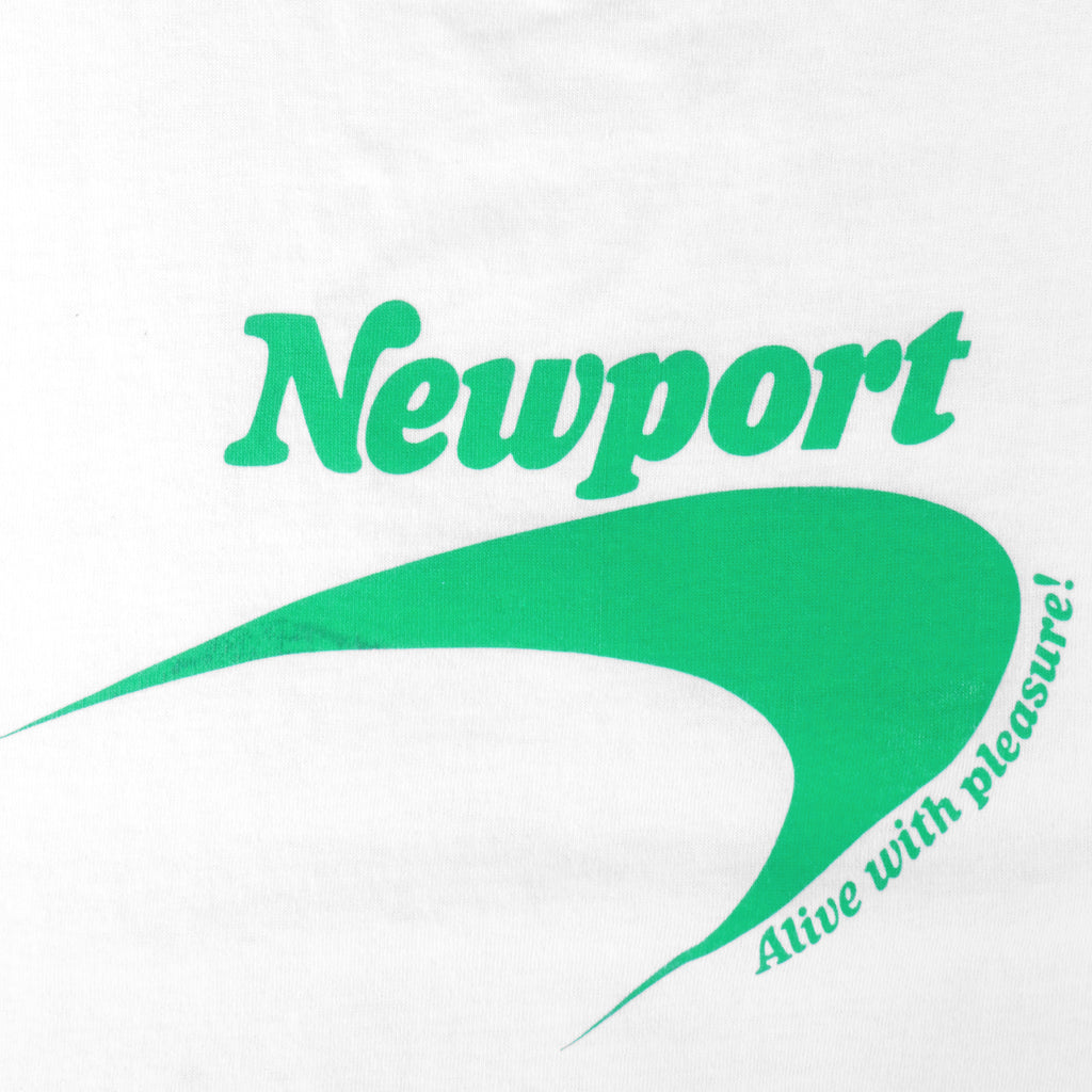 Vintage - Newport Cigarette Sleeve Shirt 1990s X-Large Vintage Retro