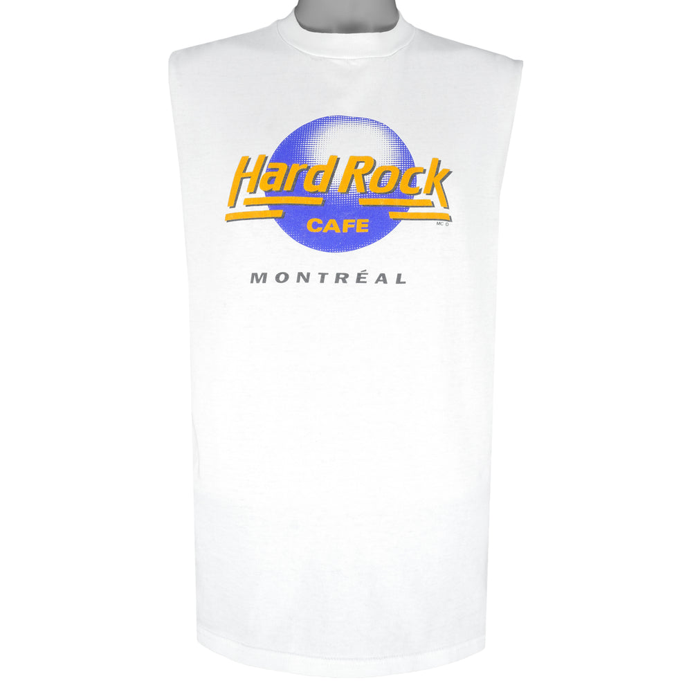 Vintage (Tultex) - Hard Rock Cafe Montreal Canada Sleeveless Shirt 1990s Medium