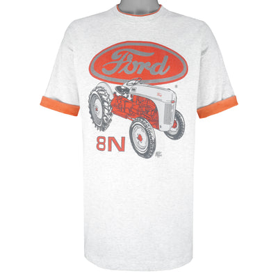 Vintage - Ford Tractor 8N Ringer T-Shirt 1990s X-Large