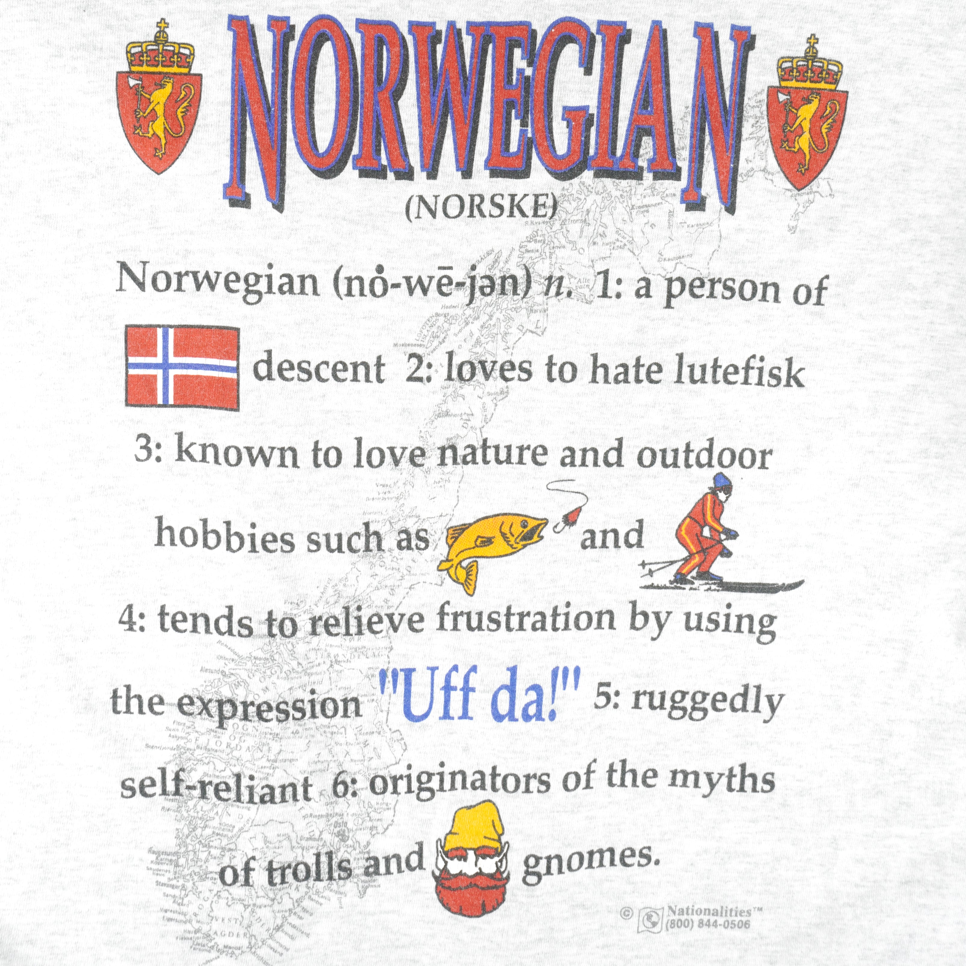 Vintage - Norwegian Norway Winter Games T-Shirt 1990s X-Large