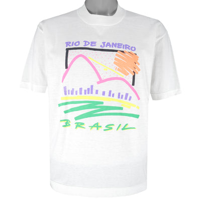Vintage - Rio De Janeiro Brazil T-Shirt 1990s Medium