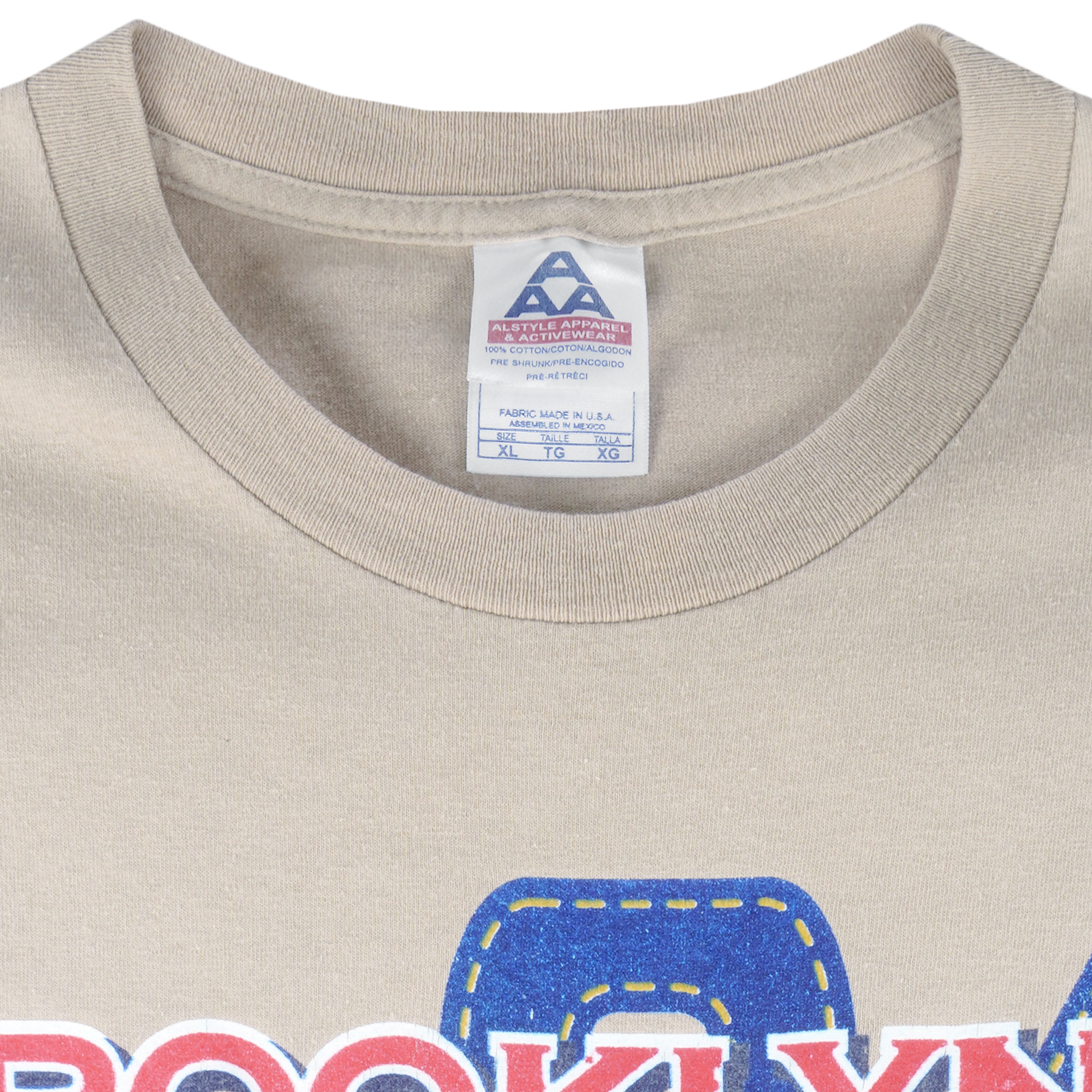 Vintage - New York Brooklyn Street League Single Stitch T-Shirt 1990s X-Large Vintage Retro