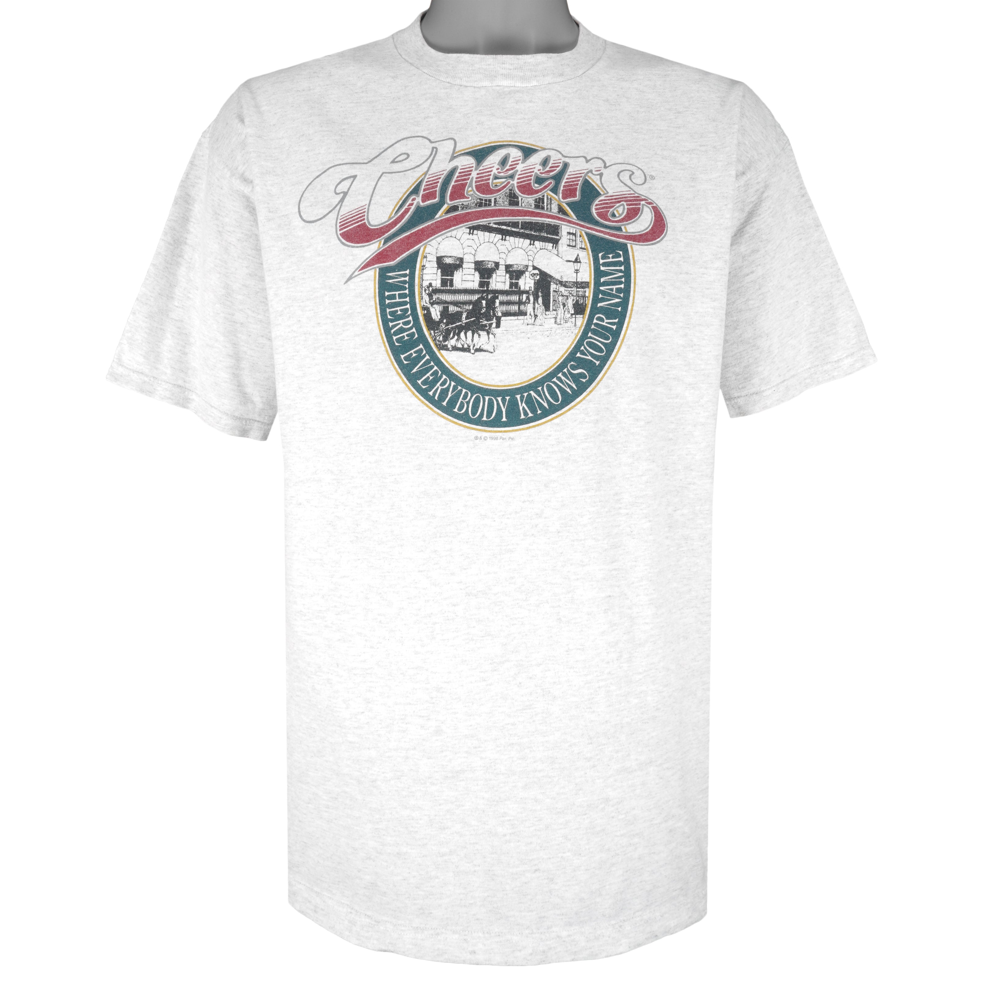 Vintage - Cheers Boston Single Stitch T-Shirt 1998 X-Large Vintage Retro