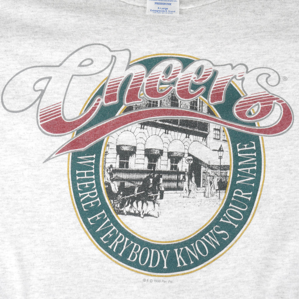 Vintage - Cheers Boston Single Stitch T-Shirt 1998 X-Large Vintage Retro