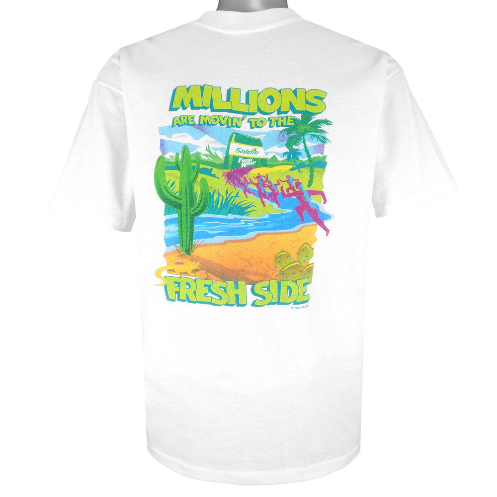 Vintage - Millions Are Movin' To The Salem Fresh-Side T-Shirt 1992 X-Large Vìntage Retro