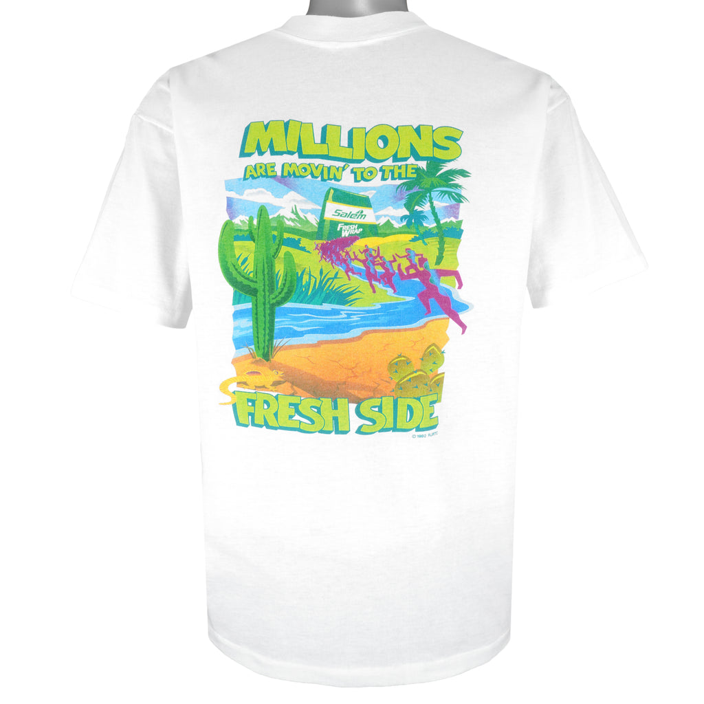 Vintage - Millions Are Movin' To The Salem Fresh-Side T-Shirt 1992 X-Large Vìntage Retro