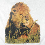 Vintage (Best) - Lion Animal Printed T-Shirt 1993 XX-Large Vintage Retro