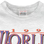 MLB (Brooks) - Blue jays Big Logo Champions T-Shirt 1992 Medium Vintage Retro Baseball