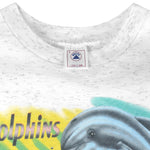 Vintage (Delta) - Florida Dolphin Animal Printed T-Shirt 1990s Large Vintage Retro
