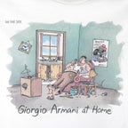Vintage (The Far Side) - Giorgio Armani At Home T-Shirt 1990s Large Vintage Retro
